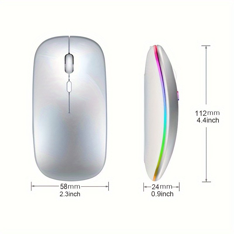 Mysz bezprzewodowa RGB, ładowa – Laptop Mouse recenzja i cena